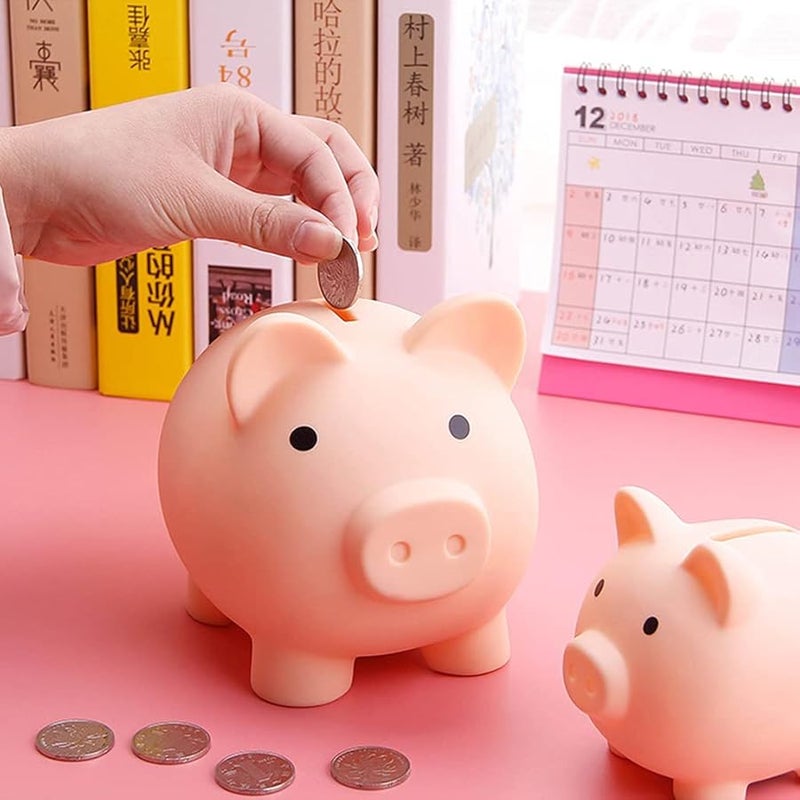 Unbreakable Plastic Piggy Bank For Kids Money Saving Size 10 5x8x9 5cm - Image 4